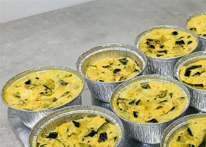 Gratin à la courgettes et brousse