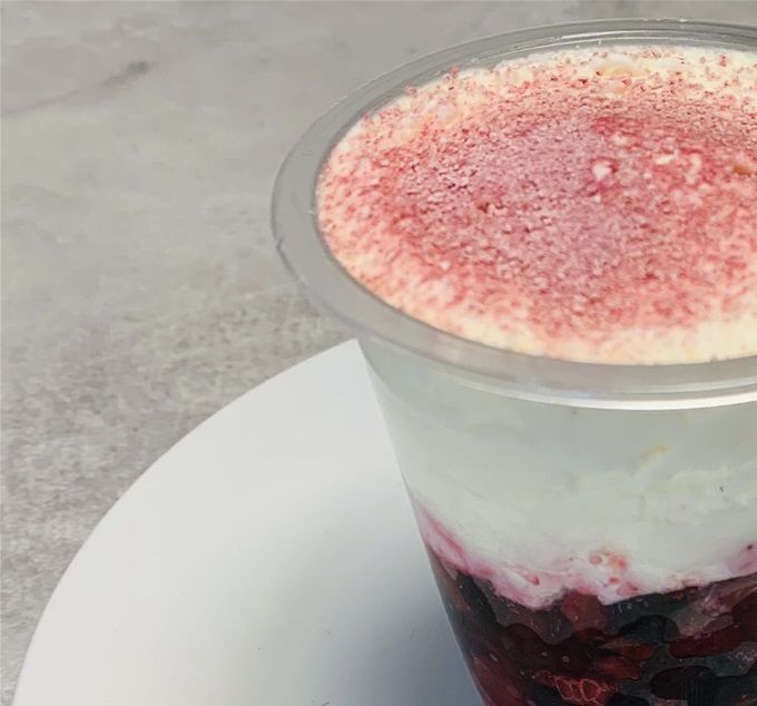 Tiramisu aux fruits rouges