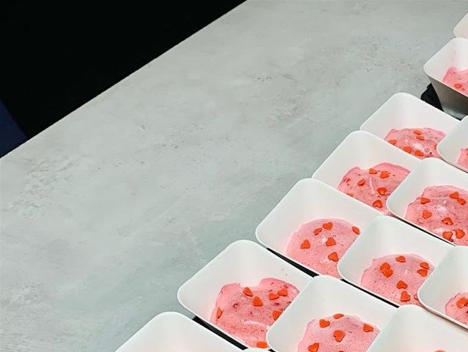 Mousse à la framboise