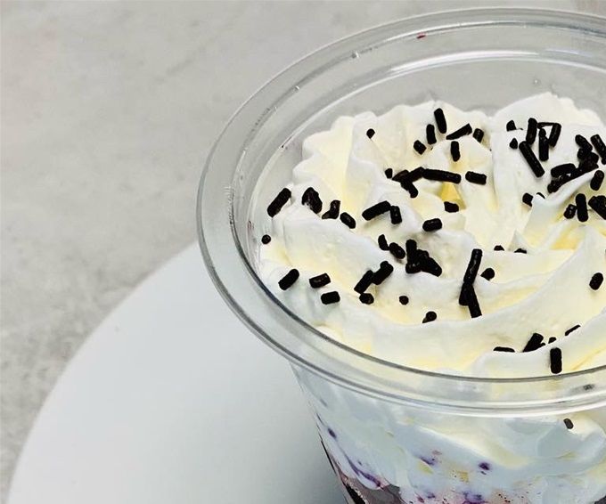 Trifle aux myrtilles