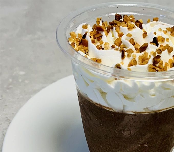 Mousse au chocolat façon liégeois