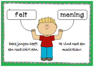 Feit of mening afbeelding
