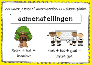 Samenstellingen poster