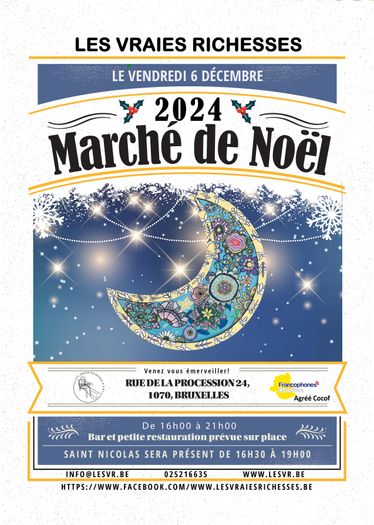 affiche marché de noel 2024