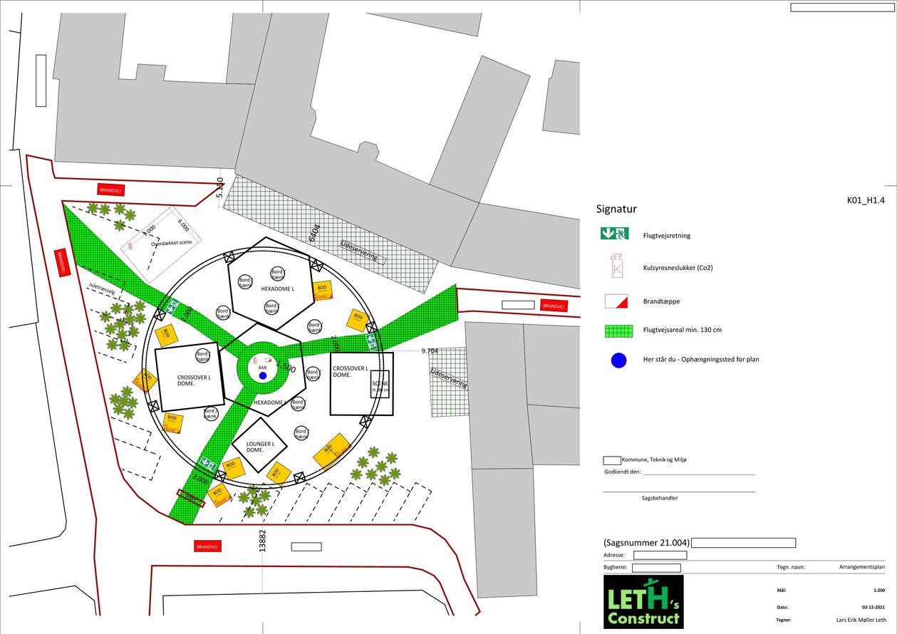 Arrangementsplan Byfest, koncert, indvielse m.m,