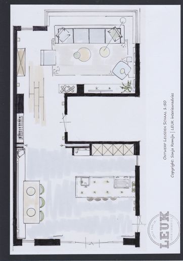 Ontwerp Benedenverdieping Leusden