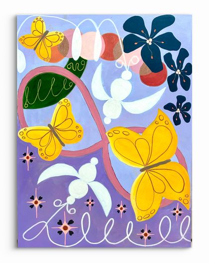 Yellow butterflies