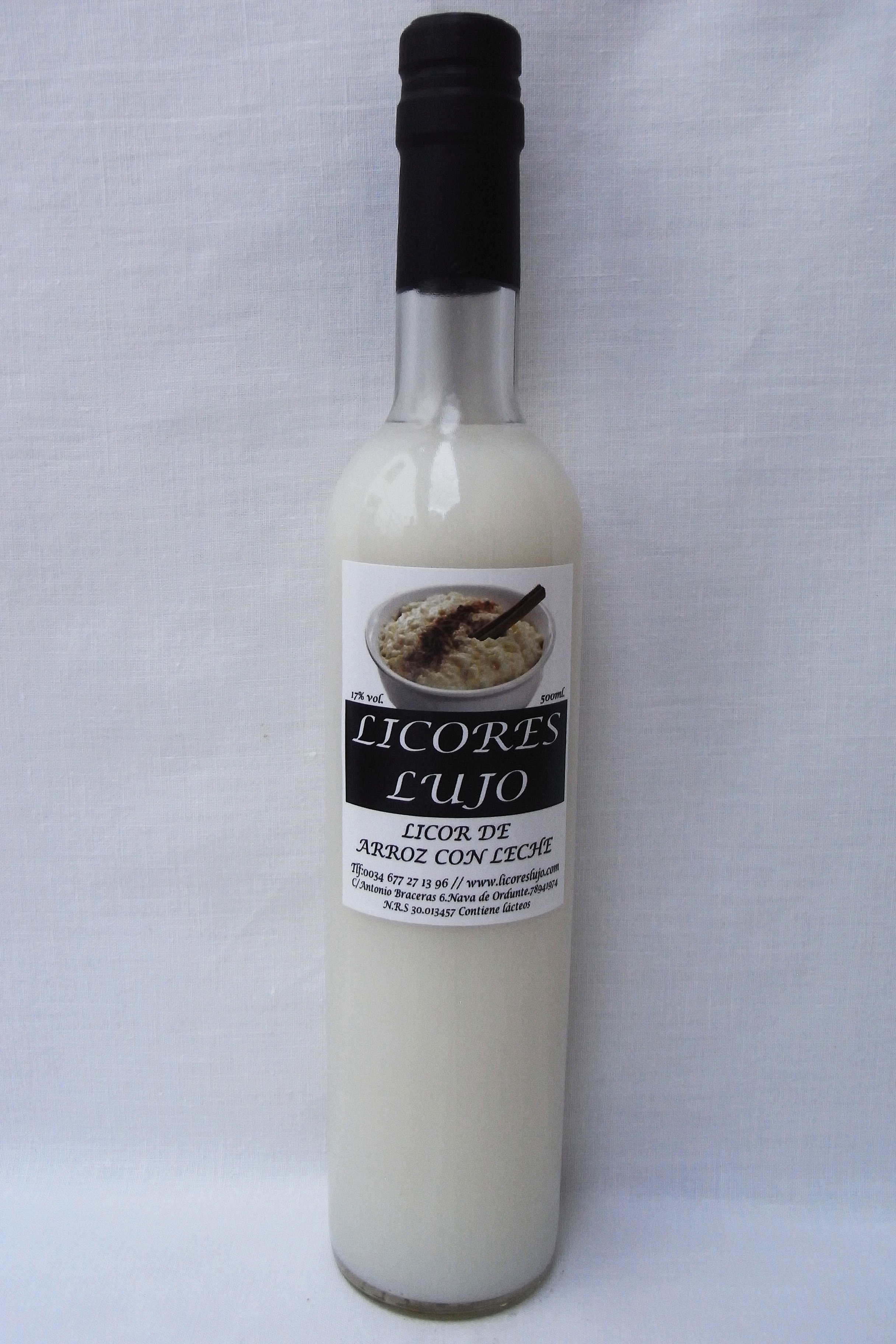 licor crema de  arroz con leche