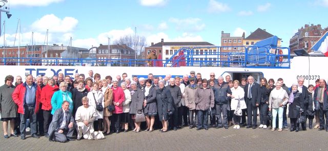 groupe devant le Texel