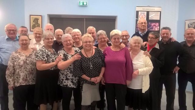 Le groupe des Coeurs joyeux