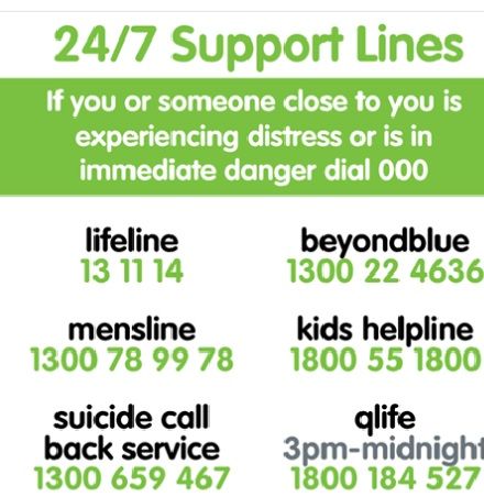 Help is available 24/7