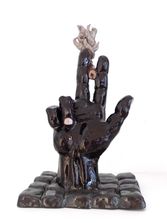 Tegels, hand, rook (Sold)