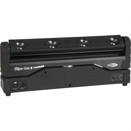 Showtec whipe out 4-360 white beam moving head