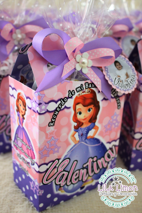 princesas caja primera comunion rellena chuches