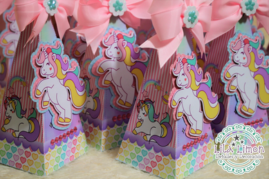 comunion unicornio cajas