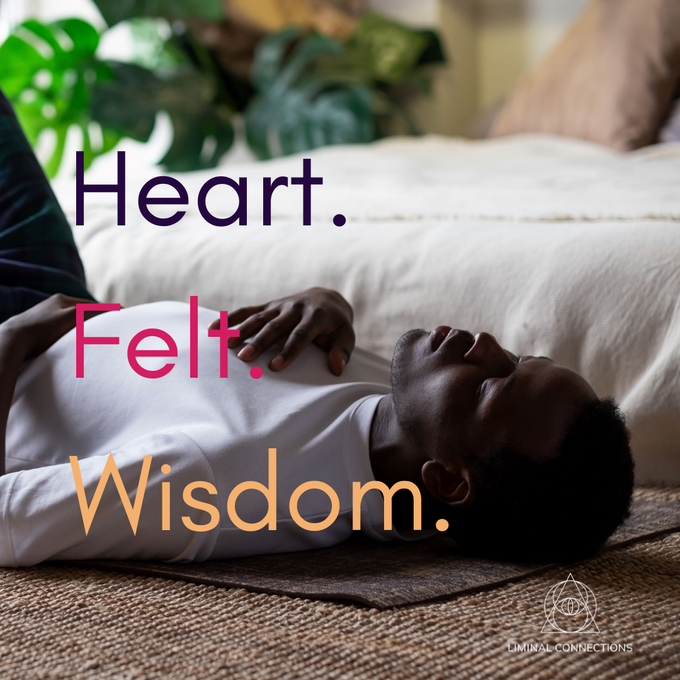 black man breathing conscious connected breathwork with heart felt wisdom