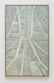 Untitled (2022) Oil and isoparaffin on mdf.