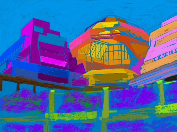 The West side of the Arena (100LS/16)
