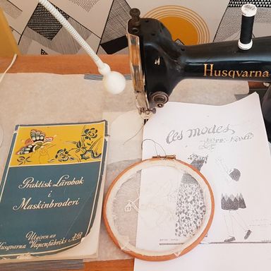 Machine embroidery