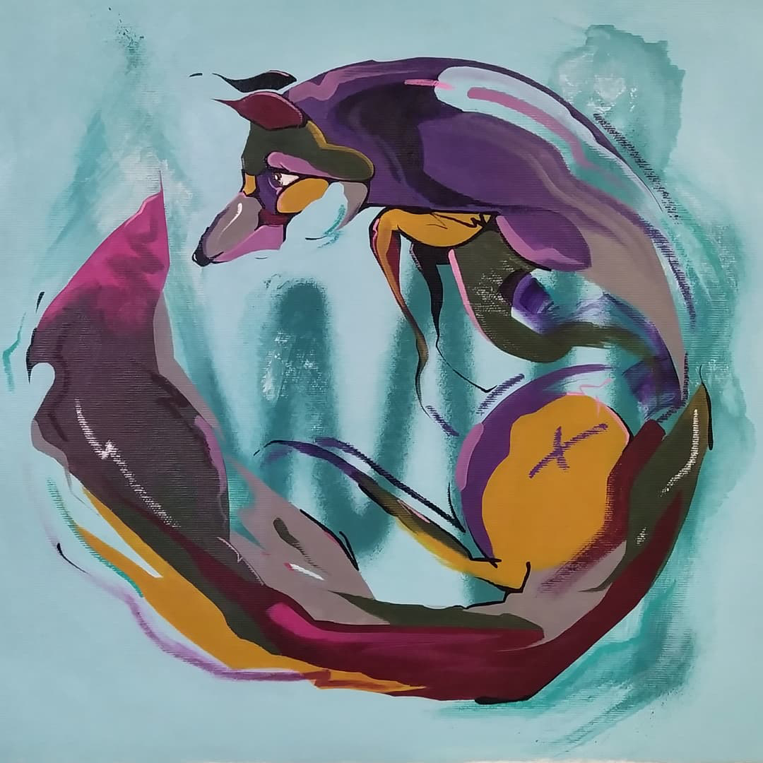 lints canvas circular fox