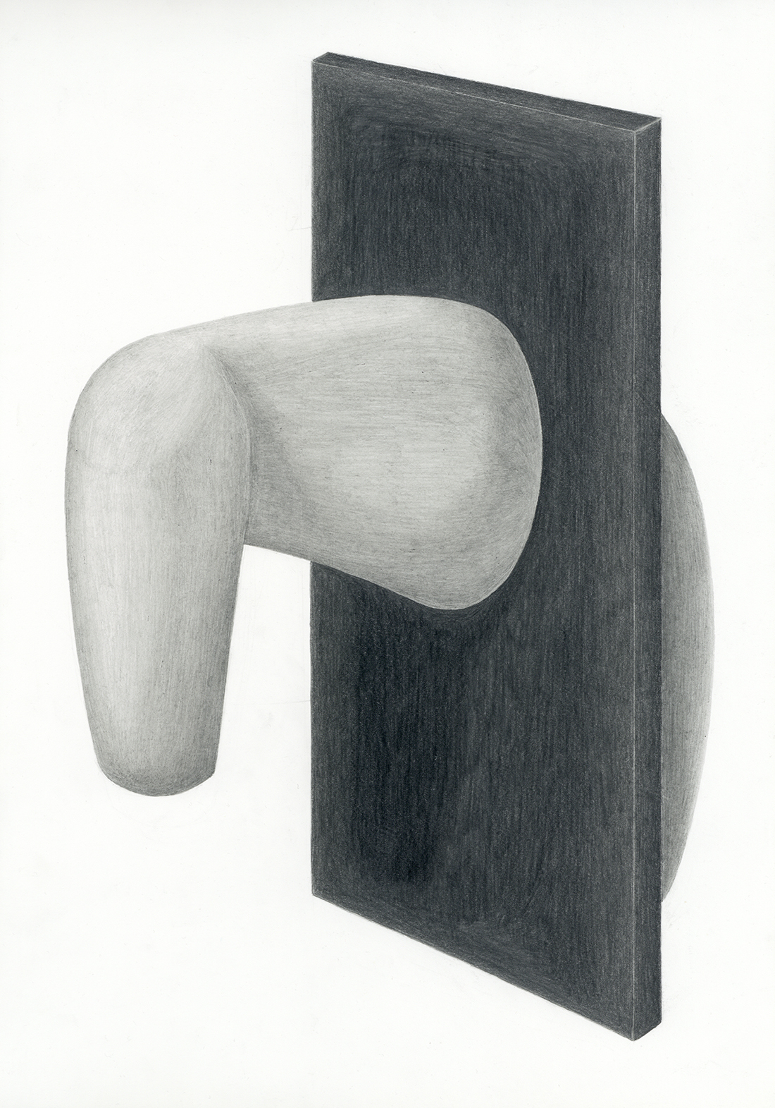 FITTING #2, 2022, 42 x 29.7 cm, pencil on paper