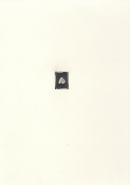 BABY GIRL , 2019, 21 x 14.8 cm, pencil on inkjet print on paper
