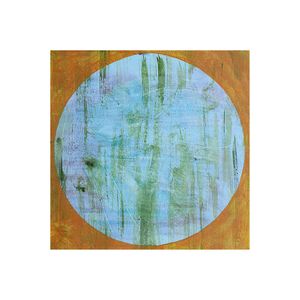 Circle in Turquoise, Green, Magenta & Yellow Hues - 2