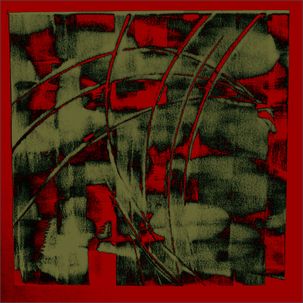 GREEN PLAYING - 15x15cm