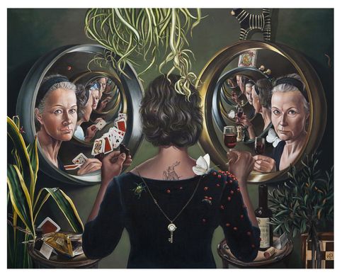 Between mirrors