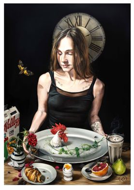 Breakfast with Salome or a story about the rooster who won’t shut up 