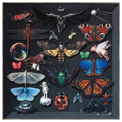 Collection on black