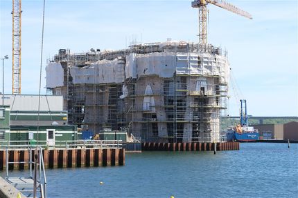Olafur Eliassons bygningsværk i Vejle havn