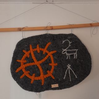 Tovad tavla med sametecken