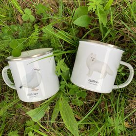 Mugg med ripa eller fjällräv