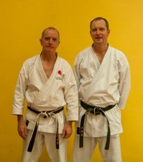 Sensei Ove Törnqvist och Sensei Frank Dietrich 2017-10-28