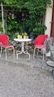 Sittplats vid kryddträdgården