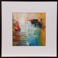 Privateje, acryl på lærred, 19 x 19 (33 x 33)