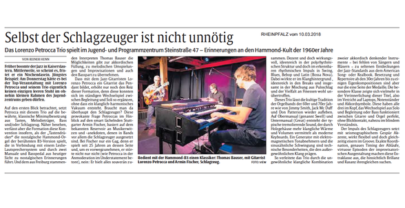 Artikel in der Rheinpfalz