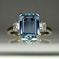 Blue Topaz Emerald Cut