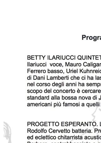 Programma di Febbraio 2020