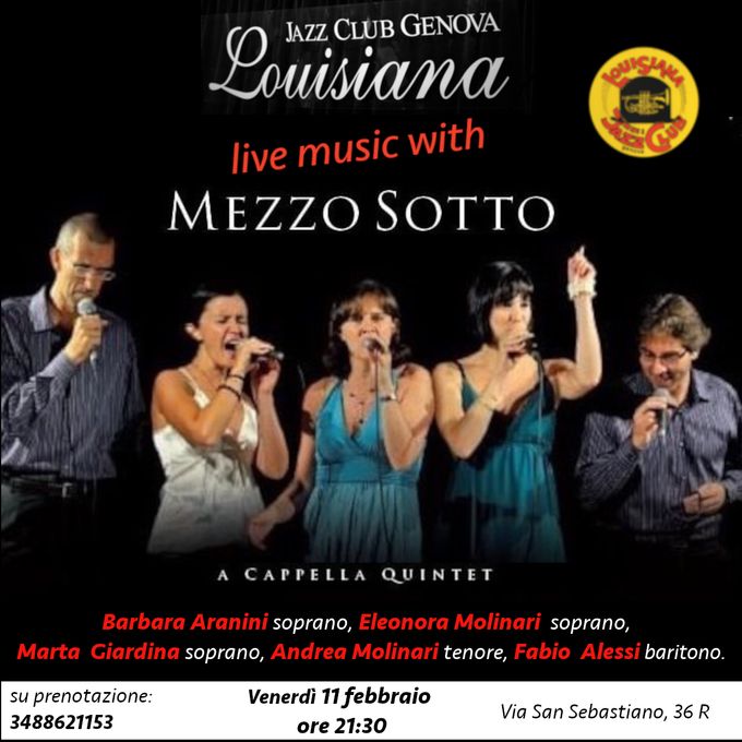 I Mezzo Sotto sono un quintetto misto a cappella, nato nel 1997, con repertorio prevalentemente rivolto al jazz e al pop. La nitidezza e coesione dell'impasto vocale, la varietà del repertorio e degli arrangiamenti originali, hanno reso i Mezzo Sotto una delle realtà più interessanti nel panorama della musica a cappella italiana.