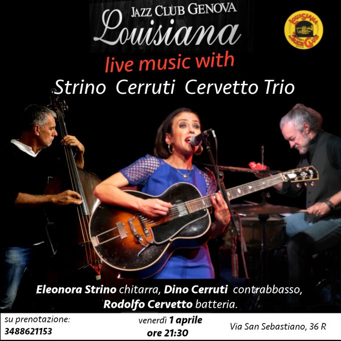 Eleonora Strino Ha suonato in alcuni dei più importanti jazz club e festival italiani affiancandosi spesso a nomi importanti della scena nazionale ed anche internazionale: costante ormai la sua collaborazione con il contrabbassista americano Greg Coehn (Tom Waits, Woody Allen, Ornette Coleman…) con il quale ha registrato un primo disco nel 2012 a Roma. Ha suonato in Polonia, Germania, Olanda, Belgio. Eleonora Strino è stata prima chitarra dell’orchestra del M Roberto De Simone per lo spettacolo “Marechiaro waiting for the moon” del regista Mariano Baudin; prima chitarra per lo spettacolo “Il Maestro di cappellla dei mendicanti” durante il Napoli teatro festival 2013. Nel 2018, Eleonora è stata invitata dal noto pianista Dado Moroni a far parte di uno dei suoi gruppi per suonare nei più importanti festival jazz italiani con la vocalist americana Adrianne West.  Eleonora è anche compositrice  e arrangiatrice. Nel 2019 ha vinto il premio per migliore composizione al Festival internazionale  “Jhonny Radacanu” in Romania con la sua canzone  her song ‘Senza e Ce Sta’.