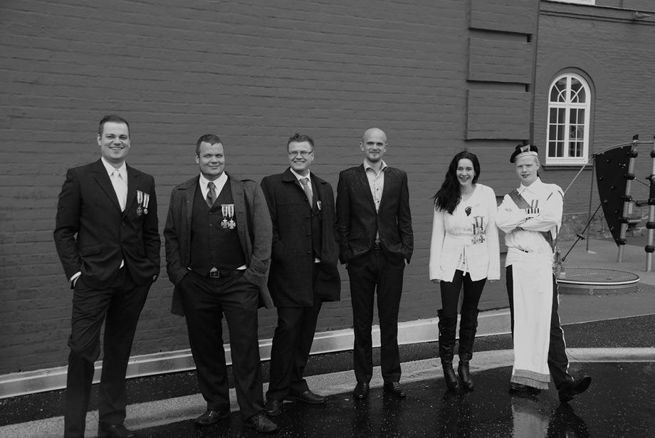 Tidligere sjefer fra venstre- Radney Thomsen 2000-2003, Chris Renè Thomsen 2004, Robert Prestø 2005-2006, Sebastian Alvheim Lund 2008-2009, Charlotte Spjell 2010-2012 og Kim Daniel Haugen 2013-2018.