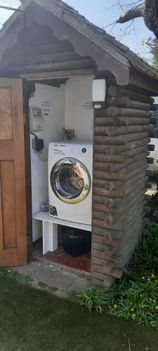 Not quite a laundromat, but it works  !