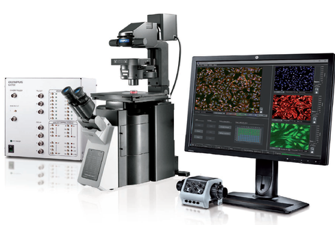 Capture R Ready Screening Olympus Scan R High Content screening station | LRI Instrument AB / Olympus