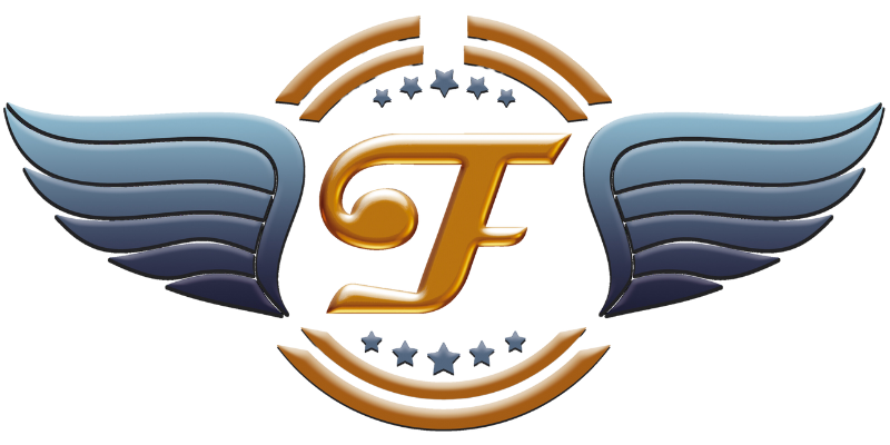 Framed-F-Logga-tryck-blå