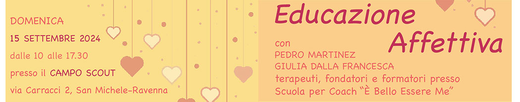 educazione affettiva 15 settembre 2024