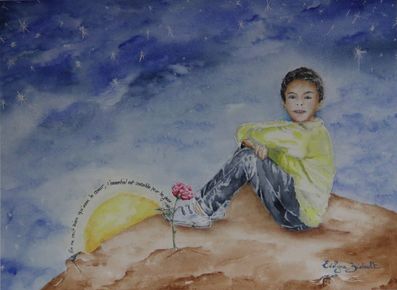 "Loukas"  Aquarelle