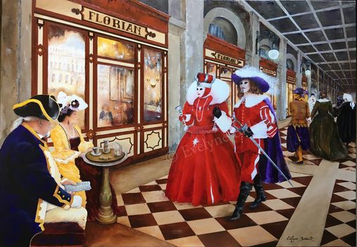 "Les arches de San Marco" - Acrylique sur toile 122 x 87 encadré ( Prix sur demande)