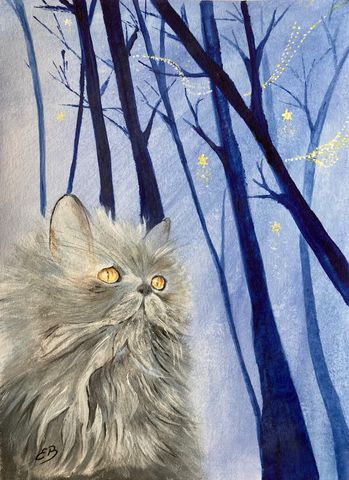 “Abbys”
Acrylique sur papier 
20 x 30